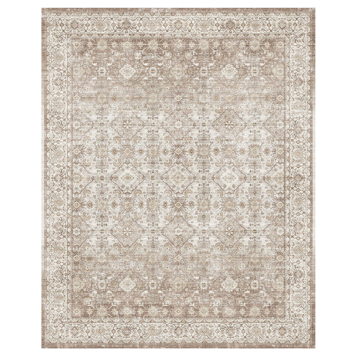 SIXHOME 8'x10' Area Rugs for Living Room Washable Rugs Ombre Vintage Floral Living Room Rug Aesthetic Carpet Soft Large Rugs for Bedroom Dining Room
