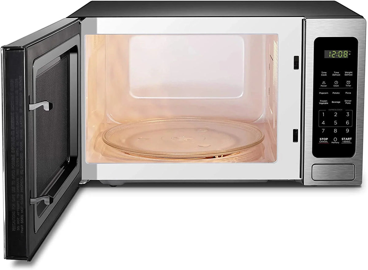 BLACK+DECKER 1.4 Cu Ft 1000 Watt Countertop Microwave Oven, Stainless Steel