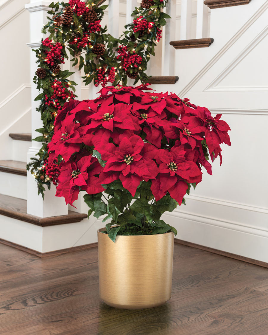 Premier Silk Poinsettia - Extra Large
