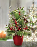 Jingle Bells Artificial Holiday Tabletop Tree